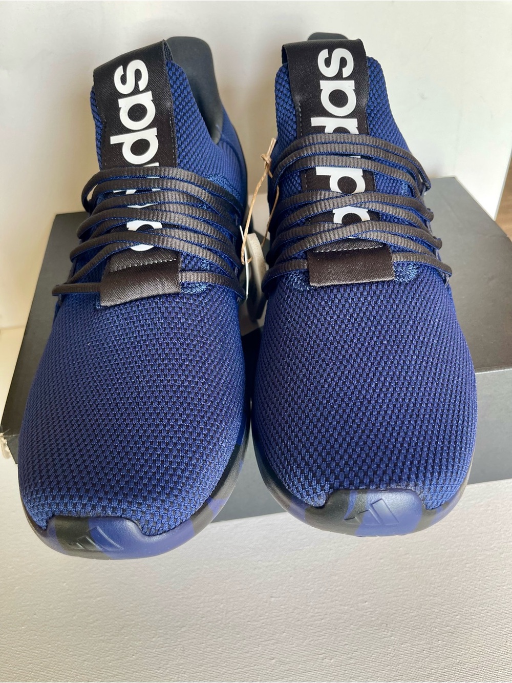 NIB ADIDAS MENS LITE RACER ADAPT 7.0 SERIES BLUE & BLACK SIZE 11 SLIP ON SNEAKER - Picture 5 of 10